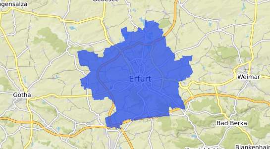 Bodenrichtwertkarte Erfurt