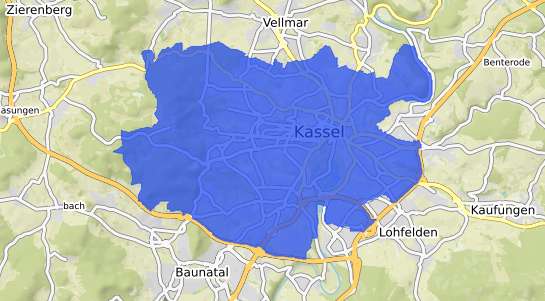 Bodenrichtwertkarte Kassel Hessen