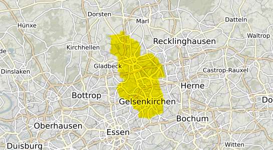Immobilienpreisekarte Gelsenkirchen