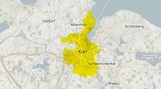 Immobilienpreisekarte Kiel