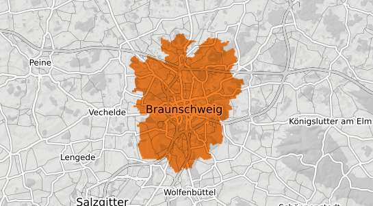 Mietspiegelkarte Braunschweig