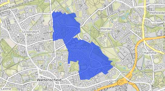 Bodenrichtwert Bochum Günnigfeld Grundstückspreise 2024