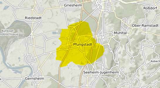 Immobilienpreisekarte Pfungstadt