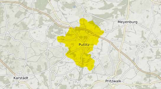 Immobilienpreisekarte Putlitz