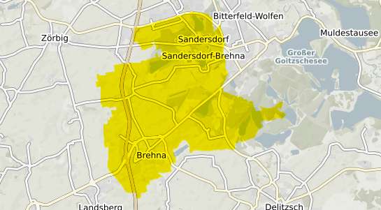 Immobilienpreisekarte Sandersdorf Sachsen-Anhalt