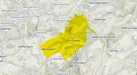 Immobilienpreisekarte Chemnitz Einsiedel