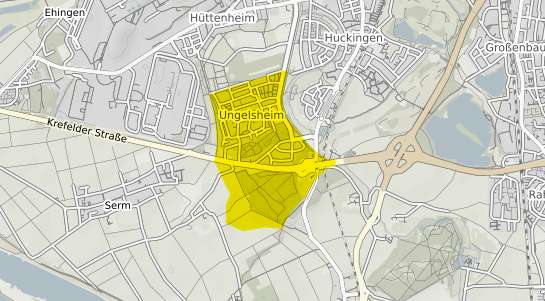 Immobilienpreisekarte Duisburg Ungelsheim