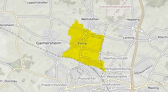 Immobilienpreisekarte Ingolstadt Etting