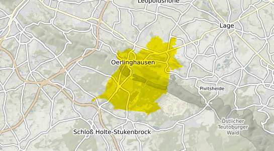 Immobilienpreisekarte Oerlinghausen Örlinghausen