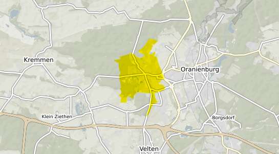 Immobilienpreisekarte Oranienburg Germendorf
