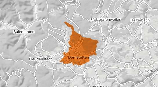 Mietspiegelkarte Dornstetten Wuerttemberg